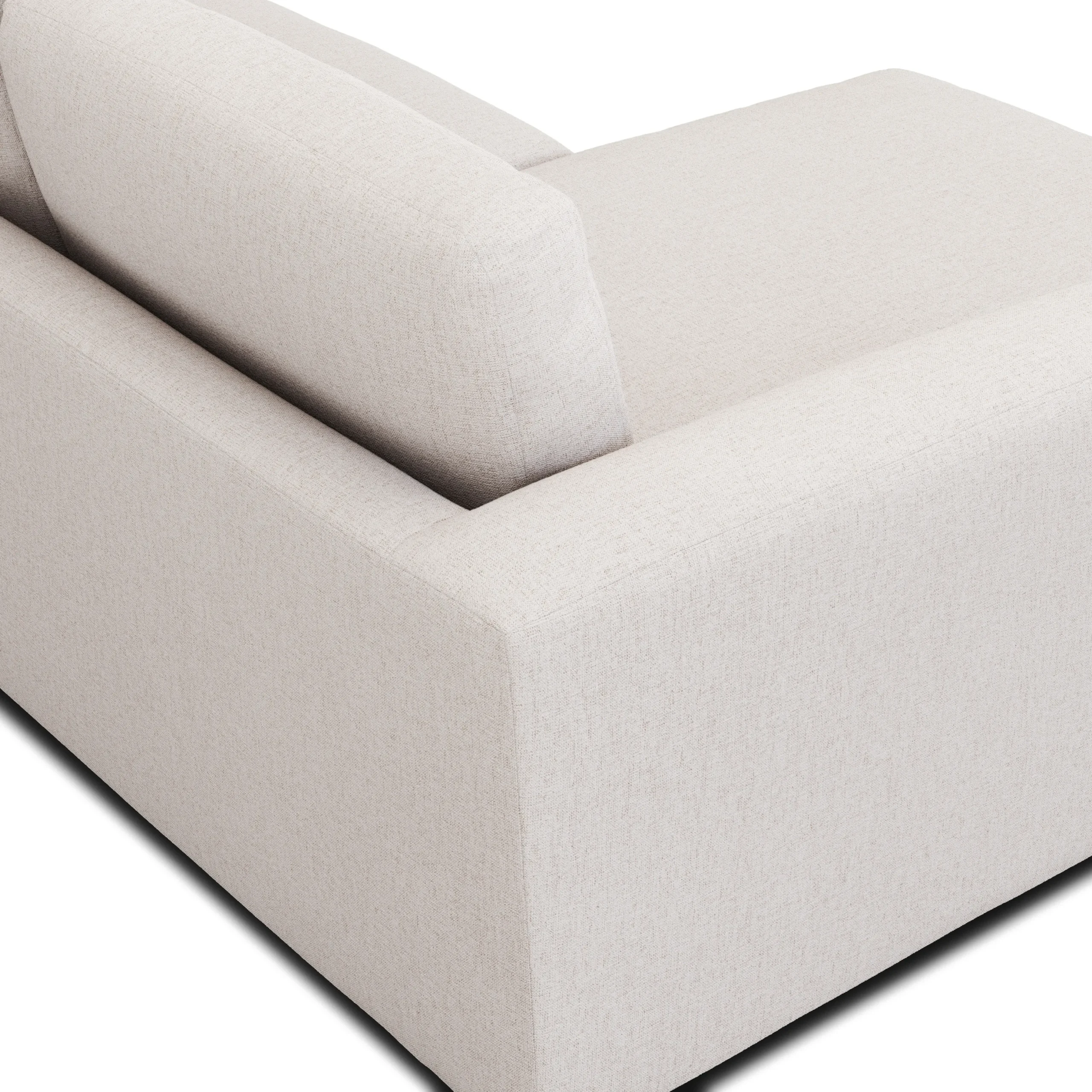 Riley 84_ Reversible Storage Sectional - Napa White - Image 11