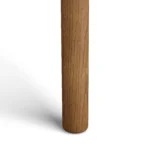 Munk Velvet Dining Chair - Smoked Oak and Hale Fir Green
