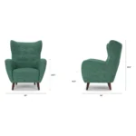 Mod 35_ Lounge Chair - Spearmint Aqua