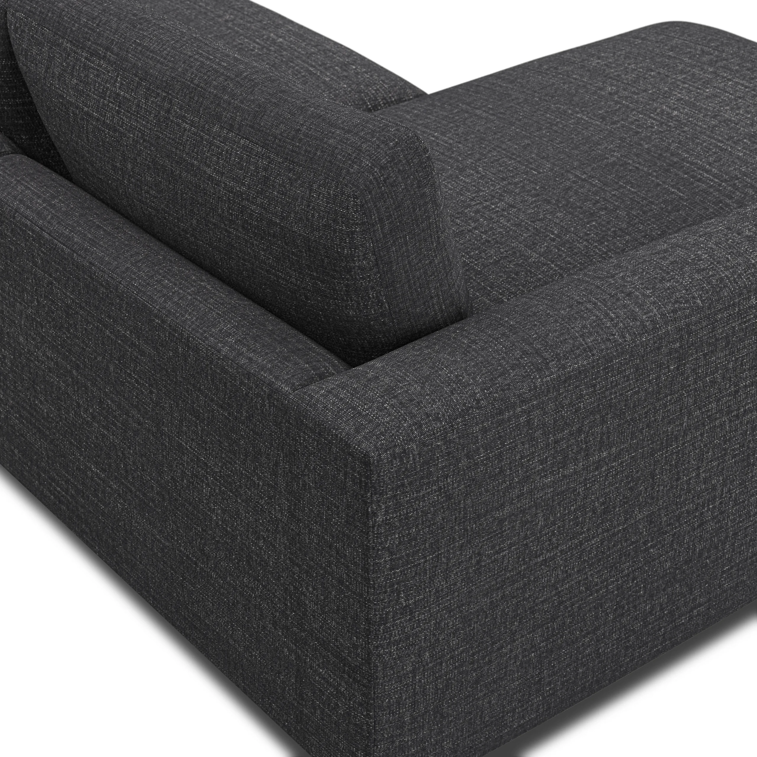 Riley 118.5_ Left Sectional - Napa Charcoal - Image 11