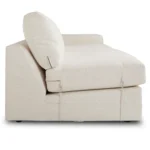 Riley 118.5_ Left Sectional - Napa White
