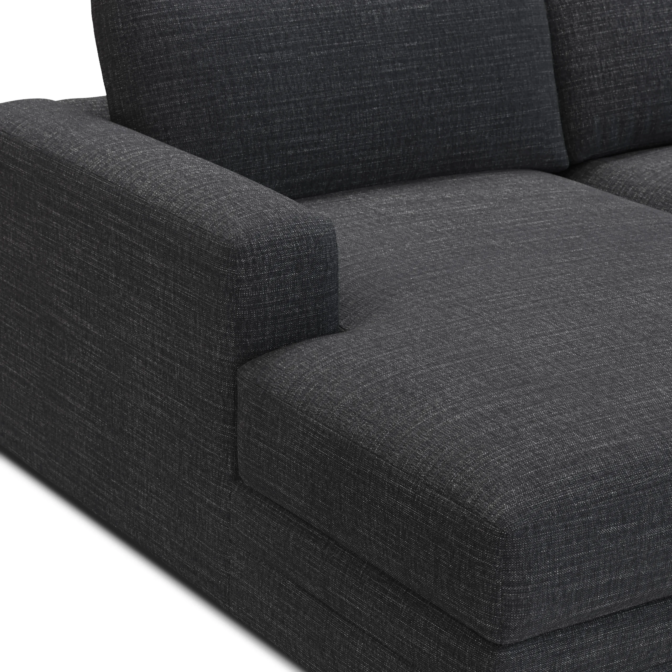 Riley 118_ Left Storage Sleeper Sectional - Napa Charcoal - Image 11