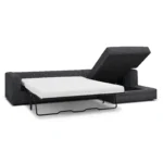 Riley 118_ Right Storage Sleeper Sectional - Napa Charcoal