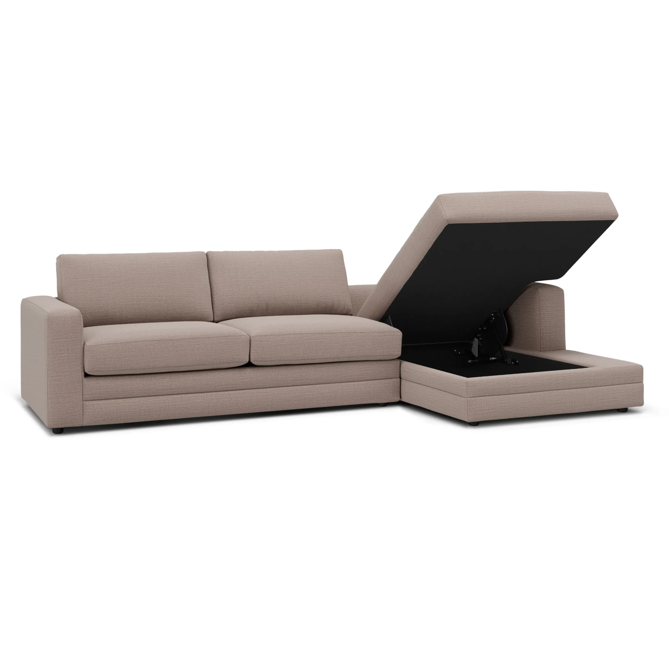 Riley 118_ Right Storage Sleeper Sectional - Napa Quartz - Image 8
