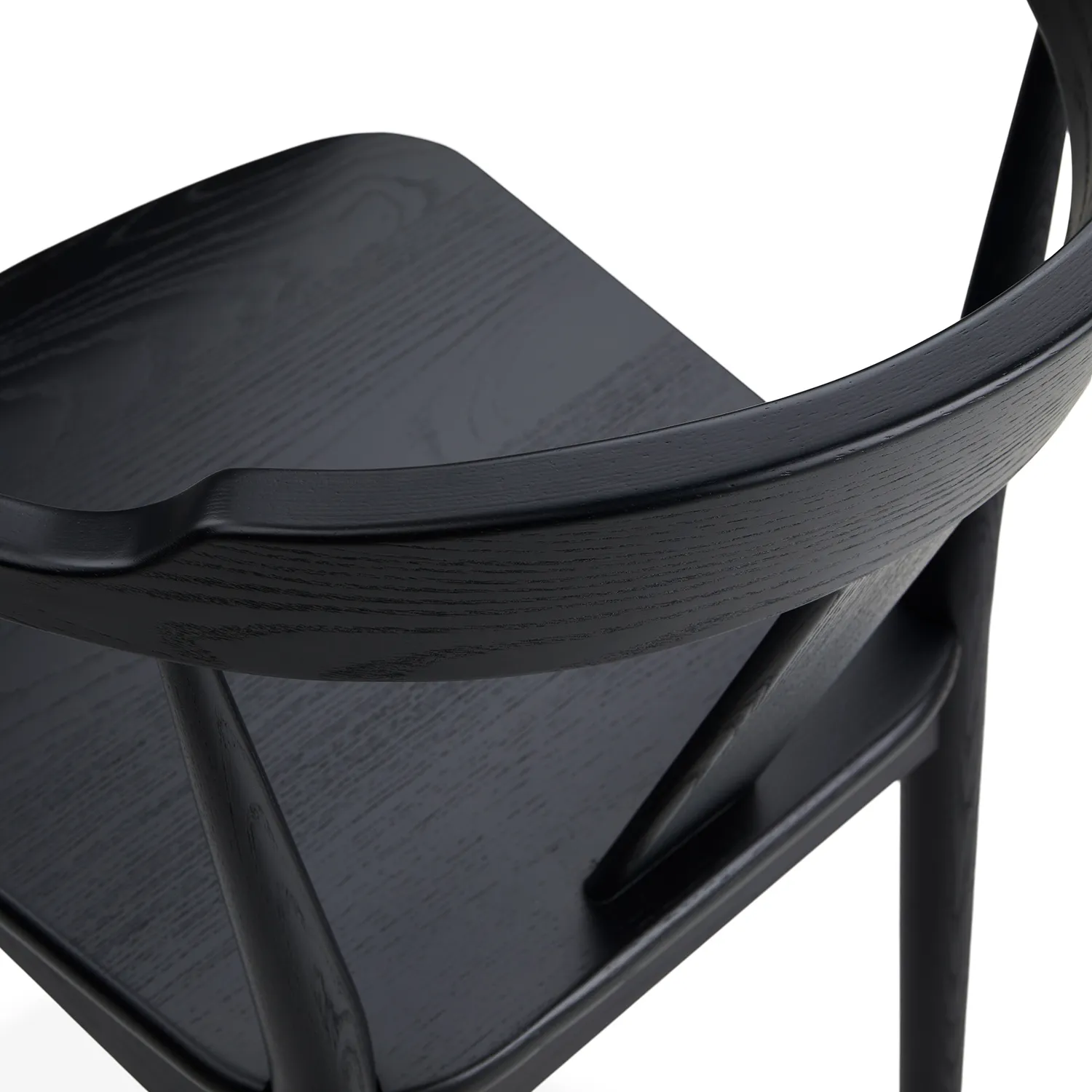Morton Dining Chair - Black - Image 11