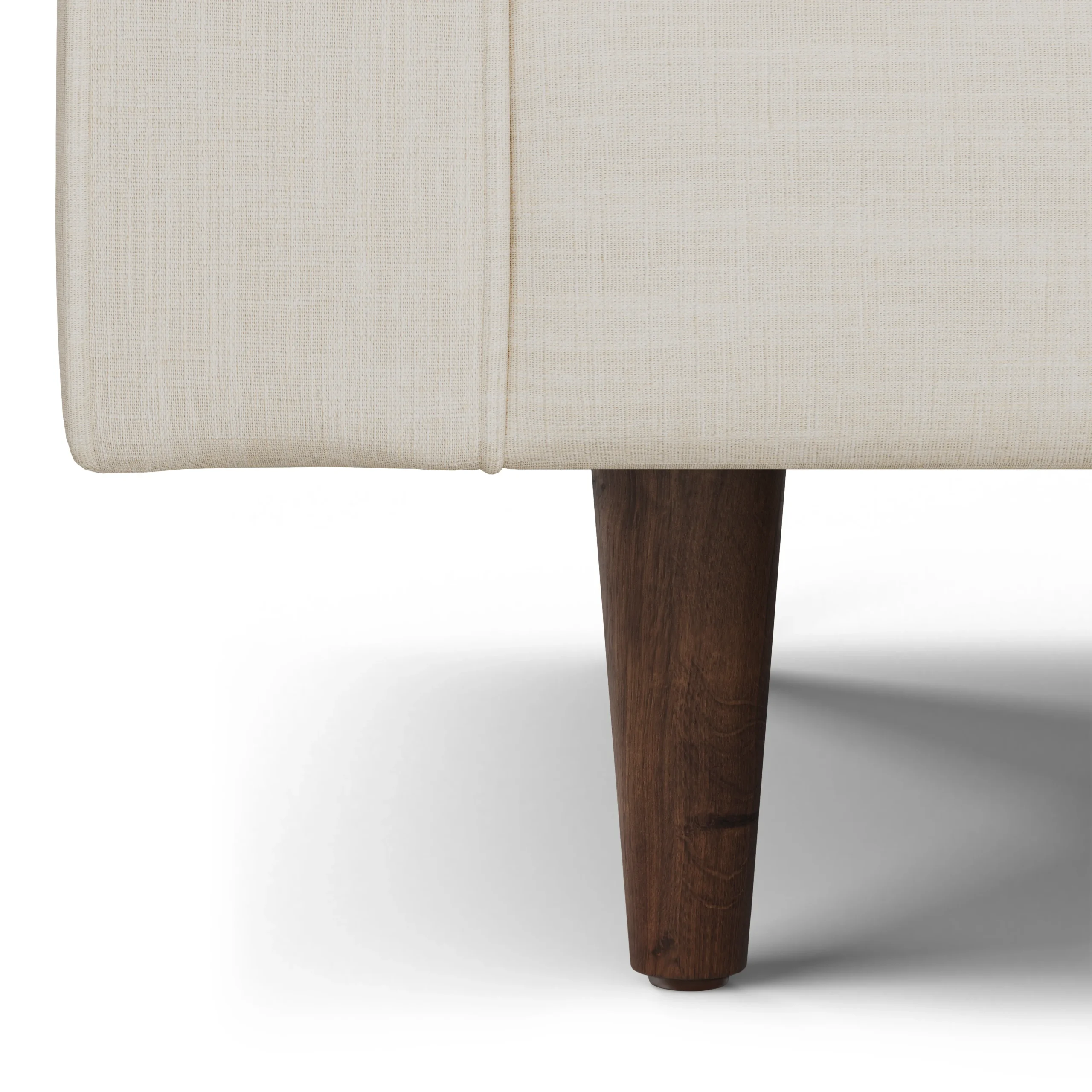 Sven 91_ Tufted Corner Sectional - Biscuit Cream - Image 11
