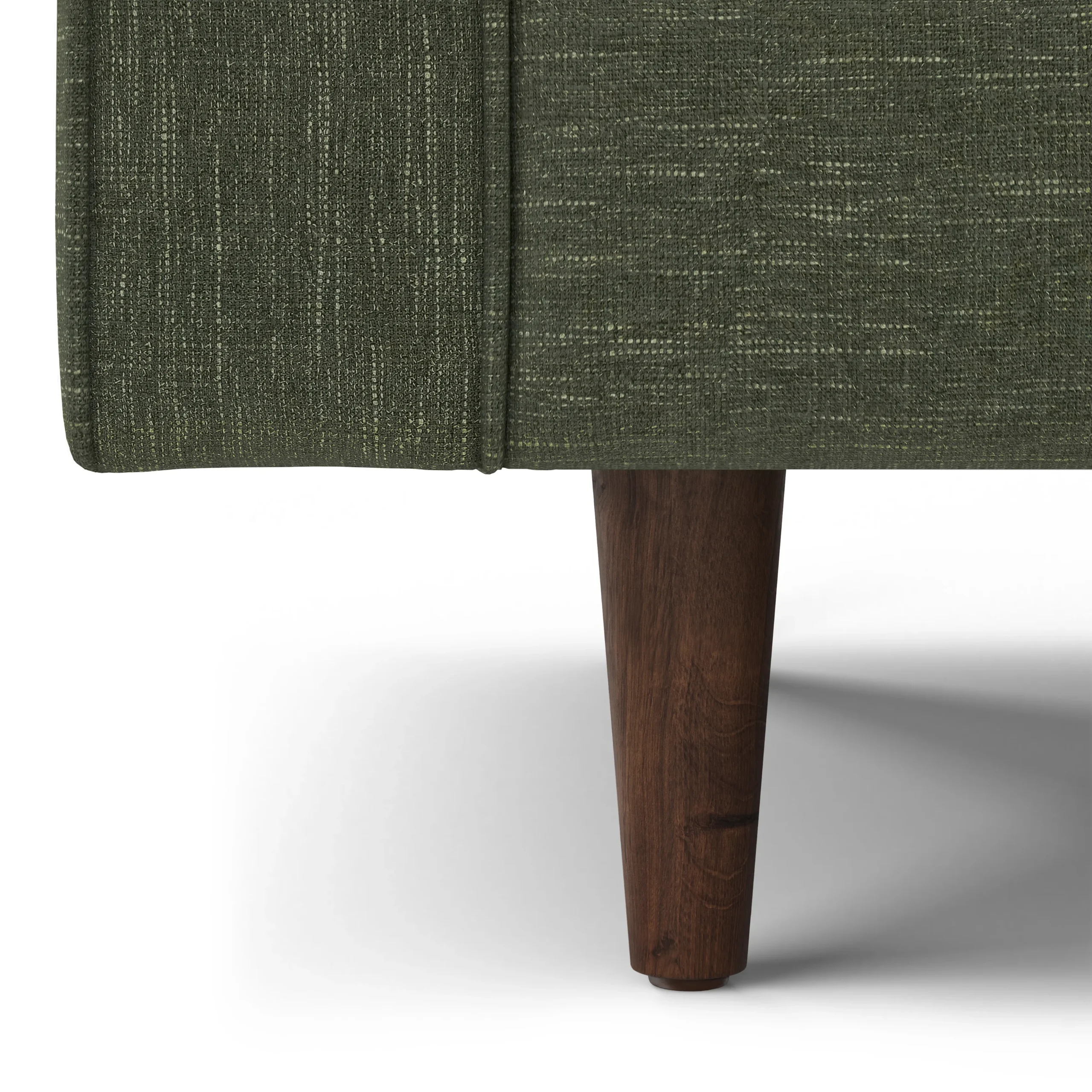 Sven 91_ Tufted Corner Sectional - Fir Green - Image 11