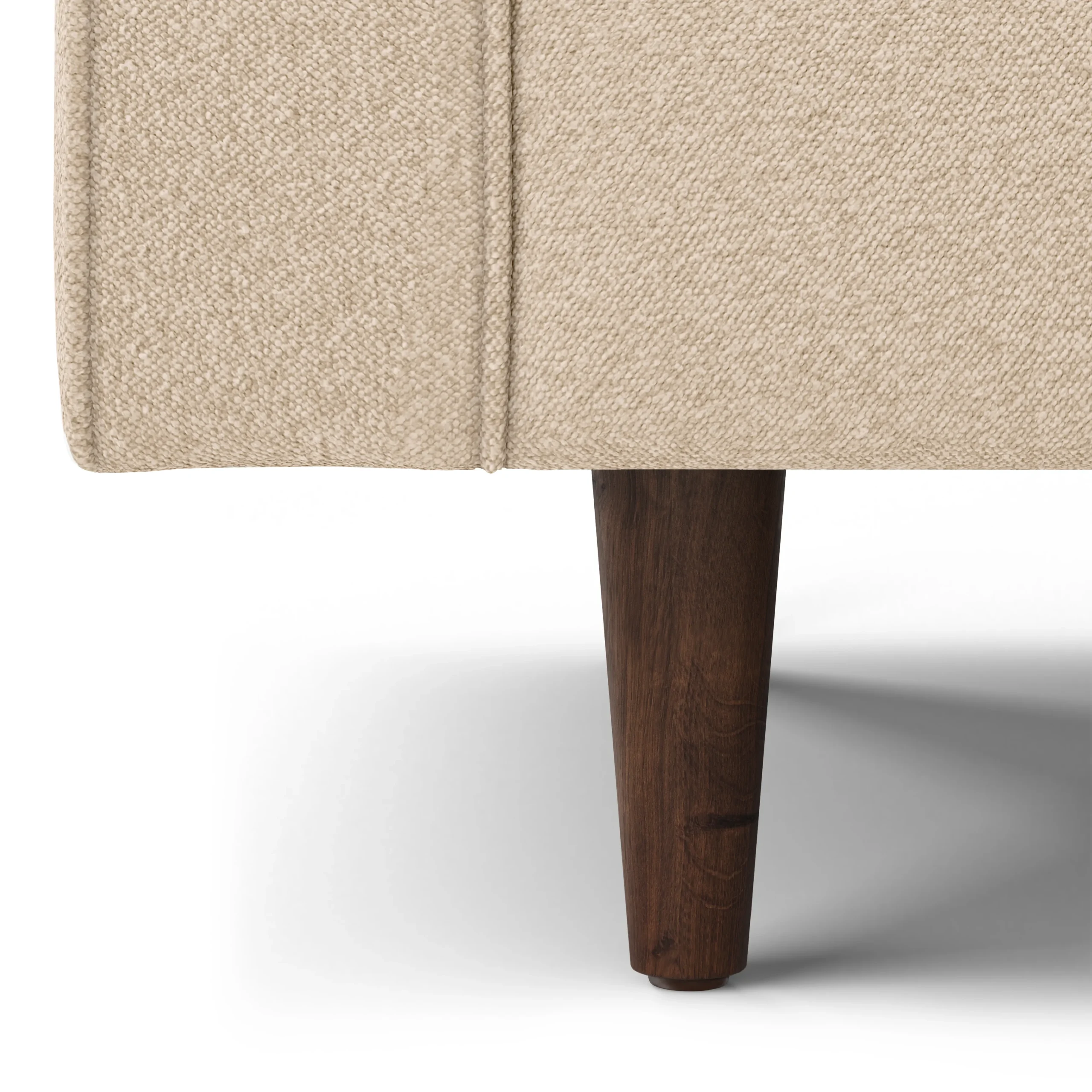 Sven 91_ Tufted Corner Sectional - Ratine Buff - Image 11