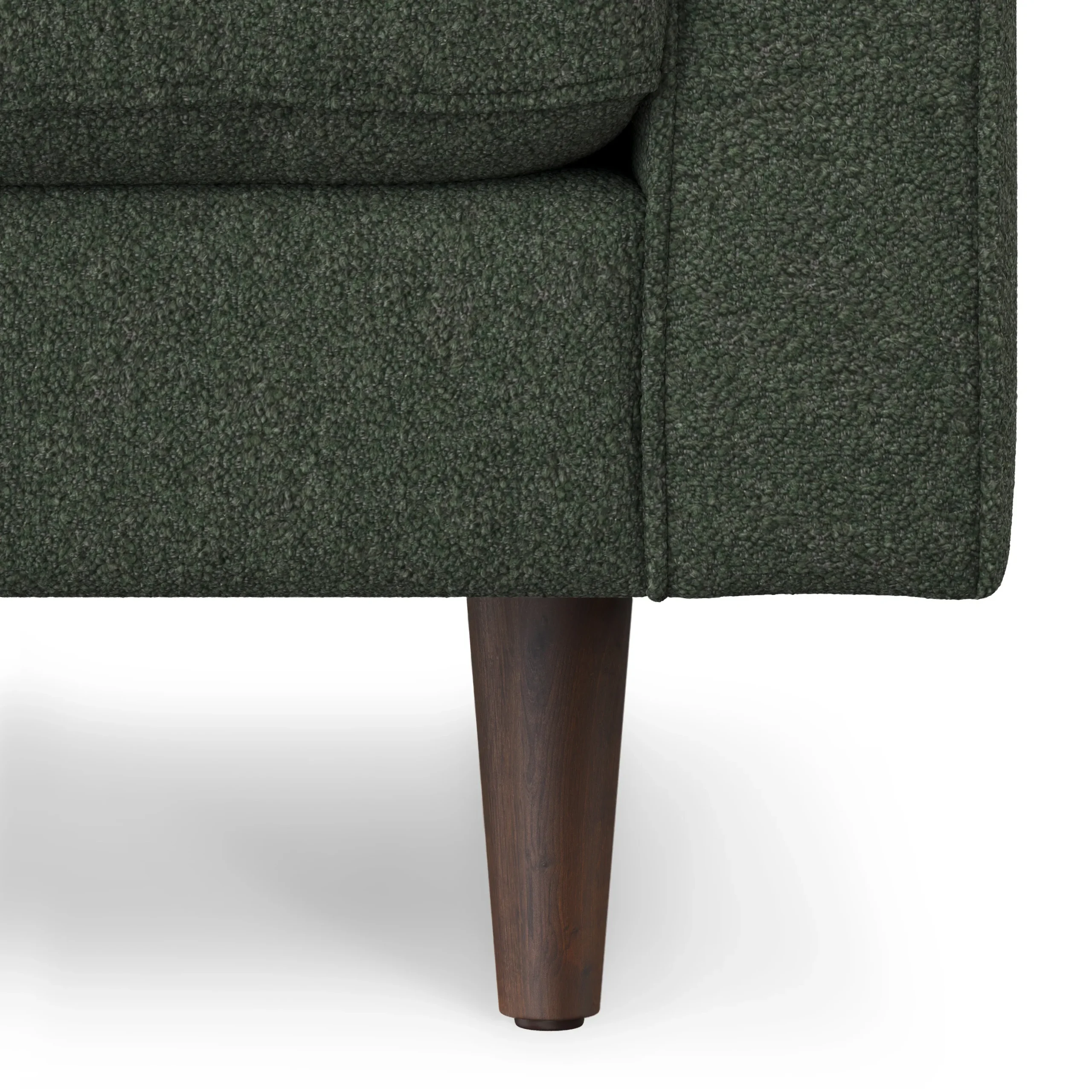 Sven 100_ Tufted Left Sectional - Green Wool Bouclé - Image 11