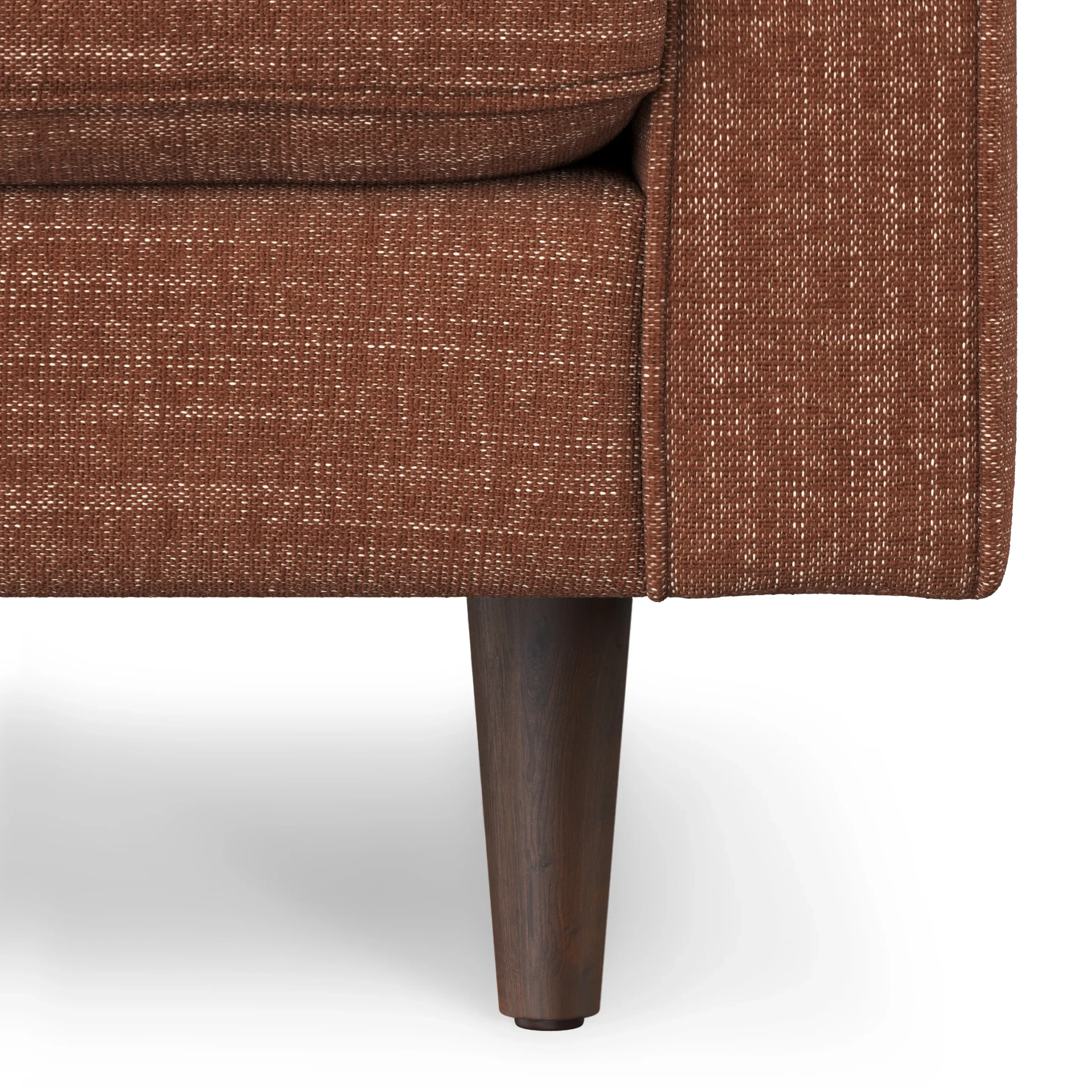 Sven 100_ Tufted Left Sectional - Napa Rust - Image 11