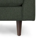 Sven 100_ Tufted Right Sectional - Green Wool Bouclé
