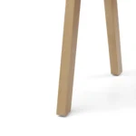 Meja Leather Dining Chair - Oak and Taos Tan