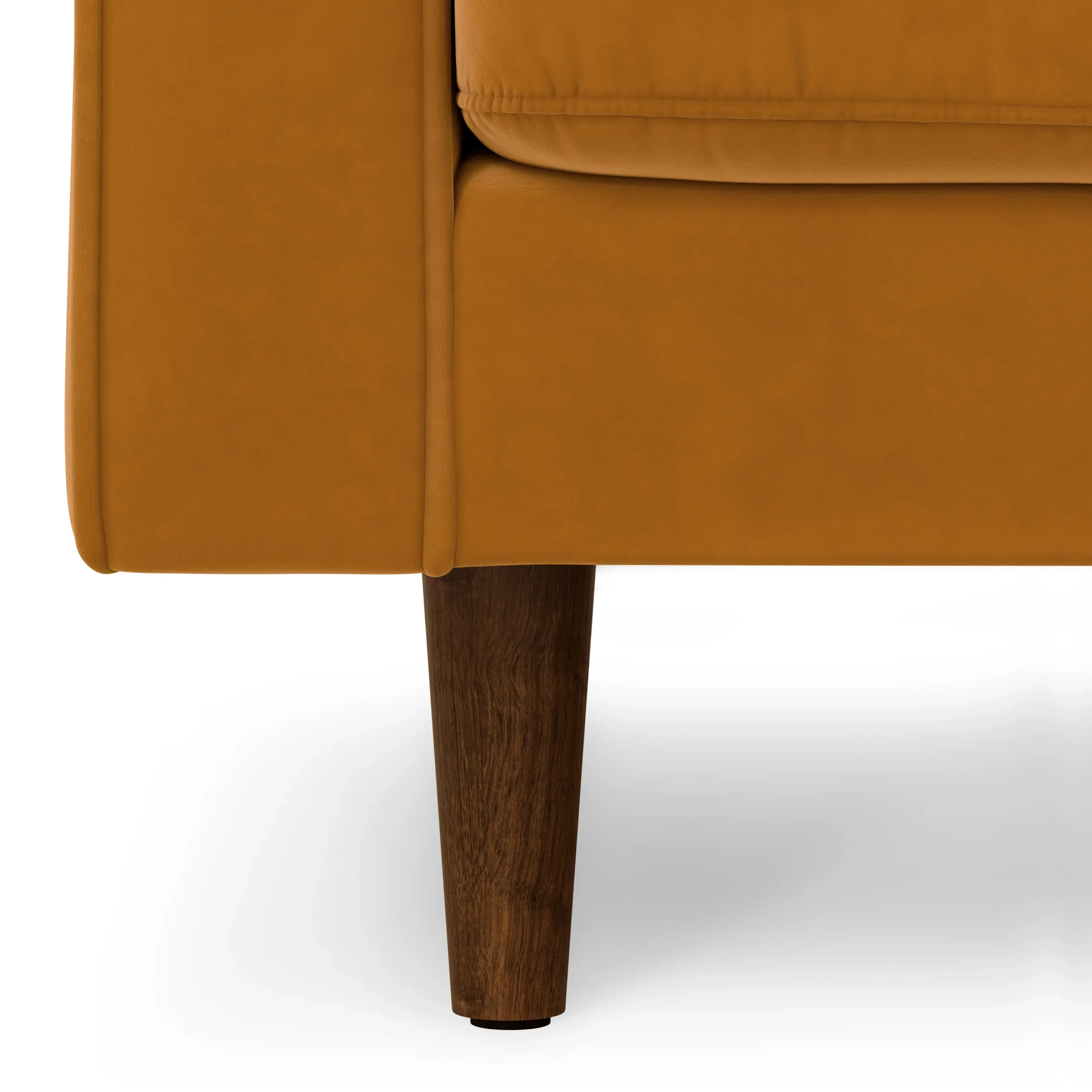 Sven 100_ Tufted Velvet Right Sectional - Plush Pacific Ginger - Image 11