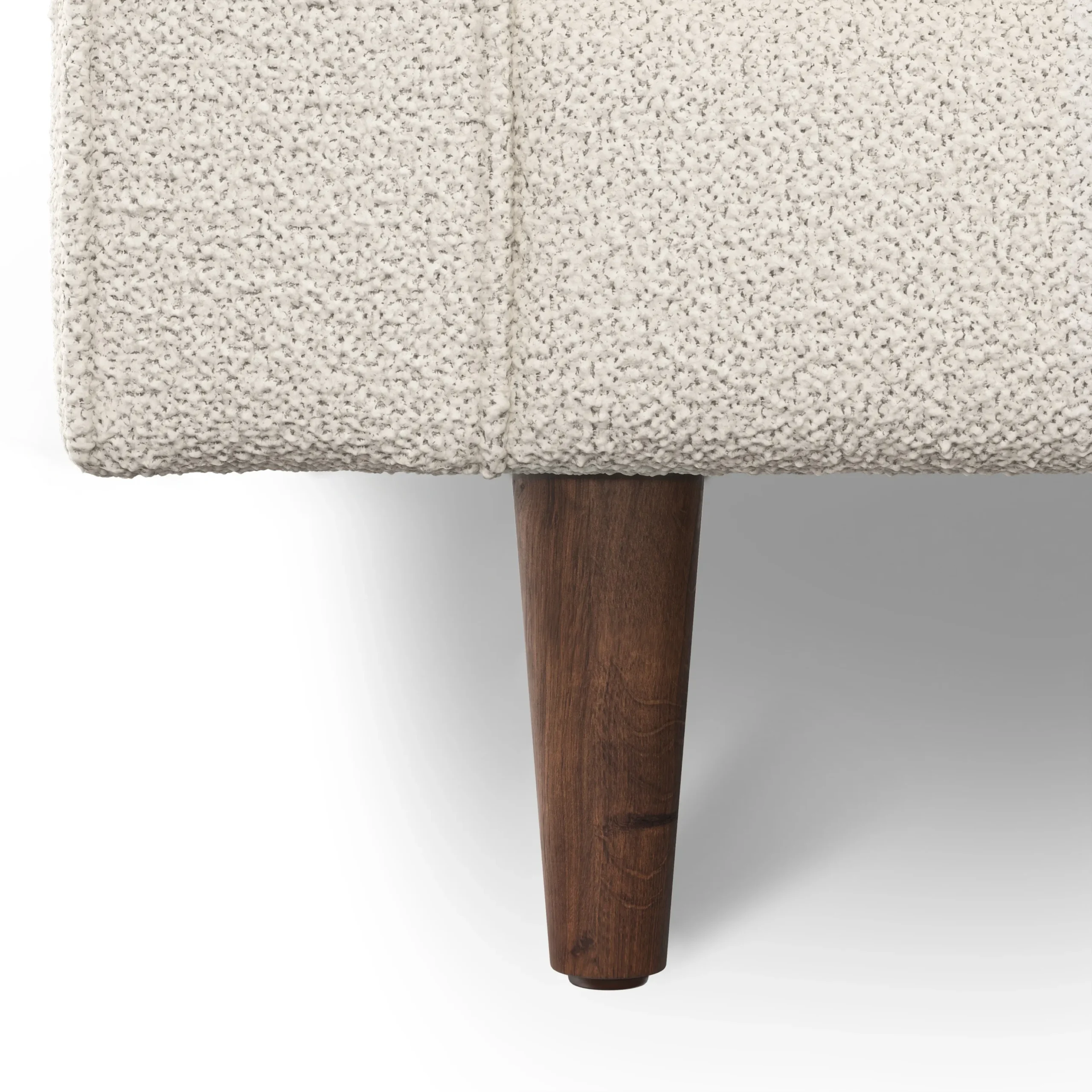 Sven 107_ Corner Sectional - Ivory Wool Bouclé - Image 11