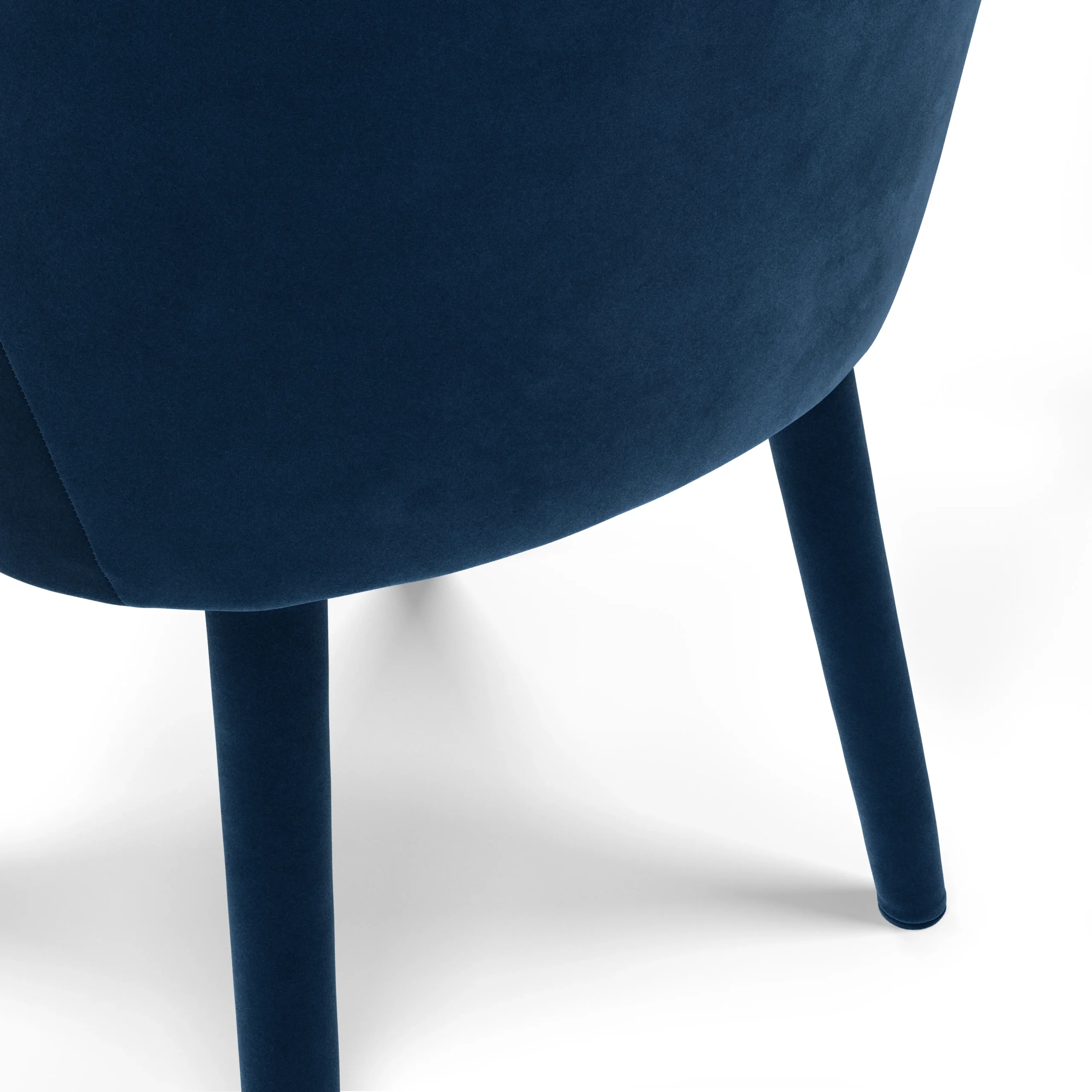 Harris Velvet Dining Armchair - Hale Navy - Image 11