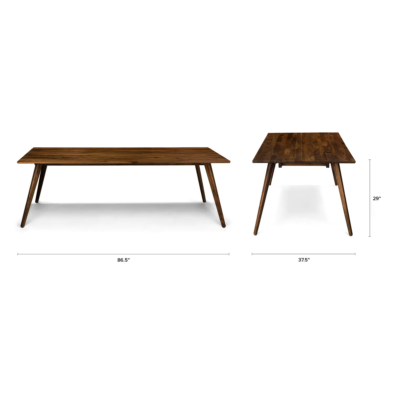 Seno 86.5_ Dining Table - Walnut - Image 12