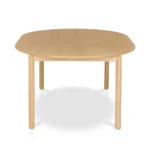 Heidi 48_ - 67.75_ Extendable Round Dining Table - White Oak