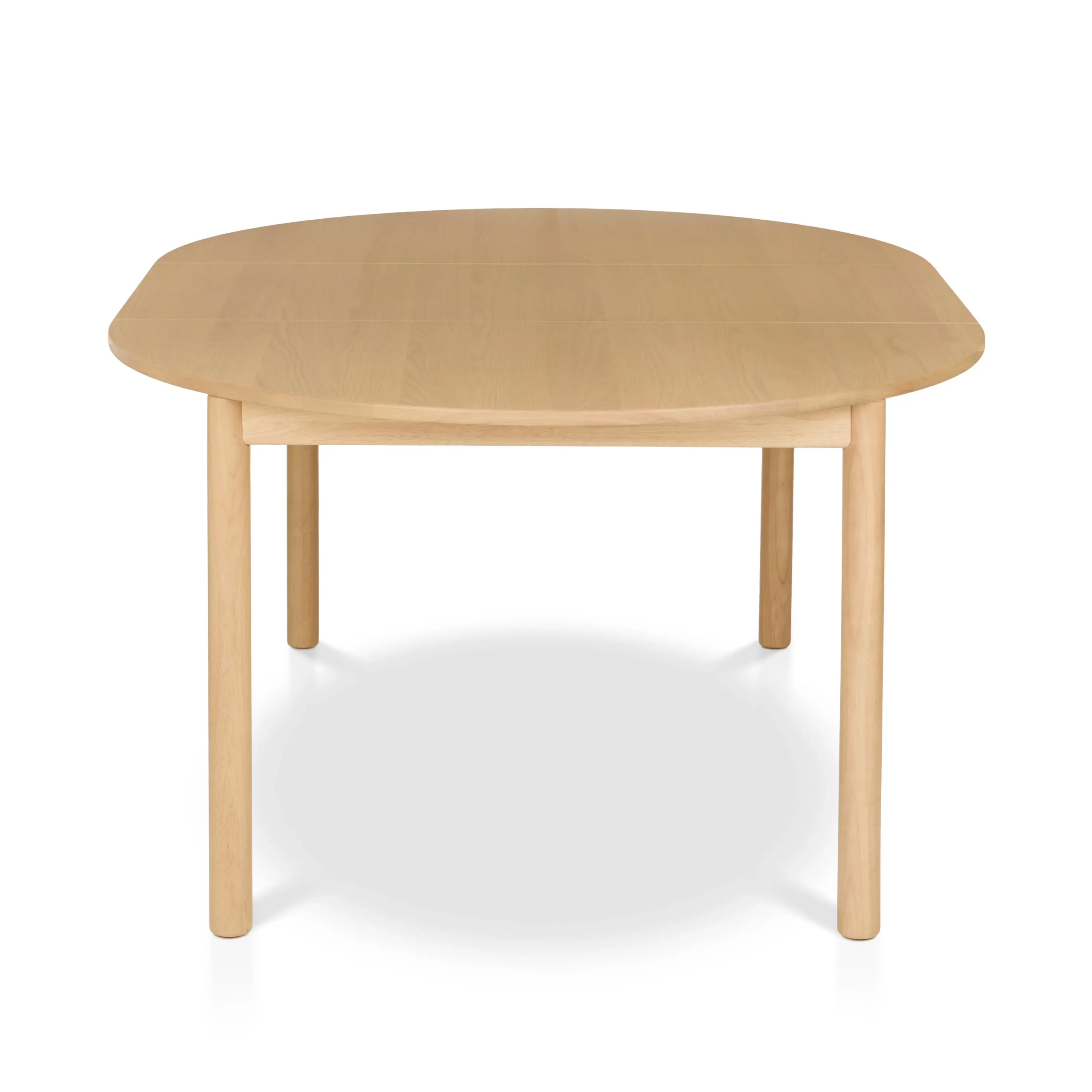 Heidi 48_ - 67.75_ Extendable Round Dining Table - White Oak - Image 12