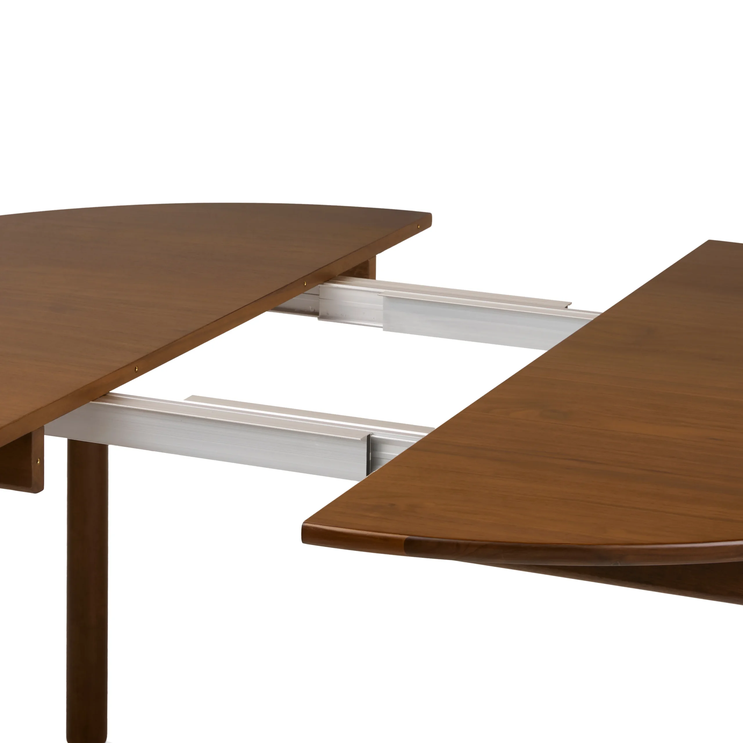 Heidi 48_ - 67.75_ Extendable Round Dining Table - Walnut - Image 12