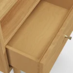 Cooper 1-Drawer Nightstand - Natural Oak