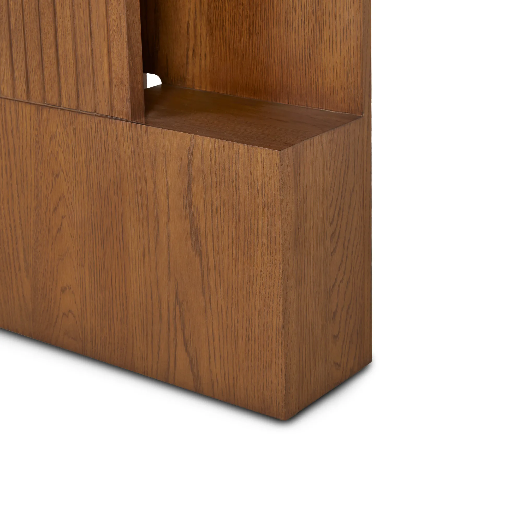 Kouva King Storage Headboard - Smoked Oak - Image 12