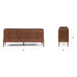 Vireo 6-Drawer Double Dresser - Walnut