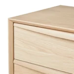 Lenia 6-Drawer Double Dresser - White Oak