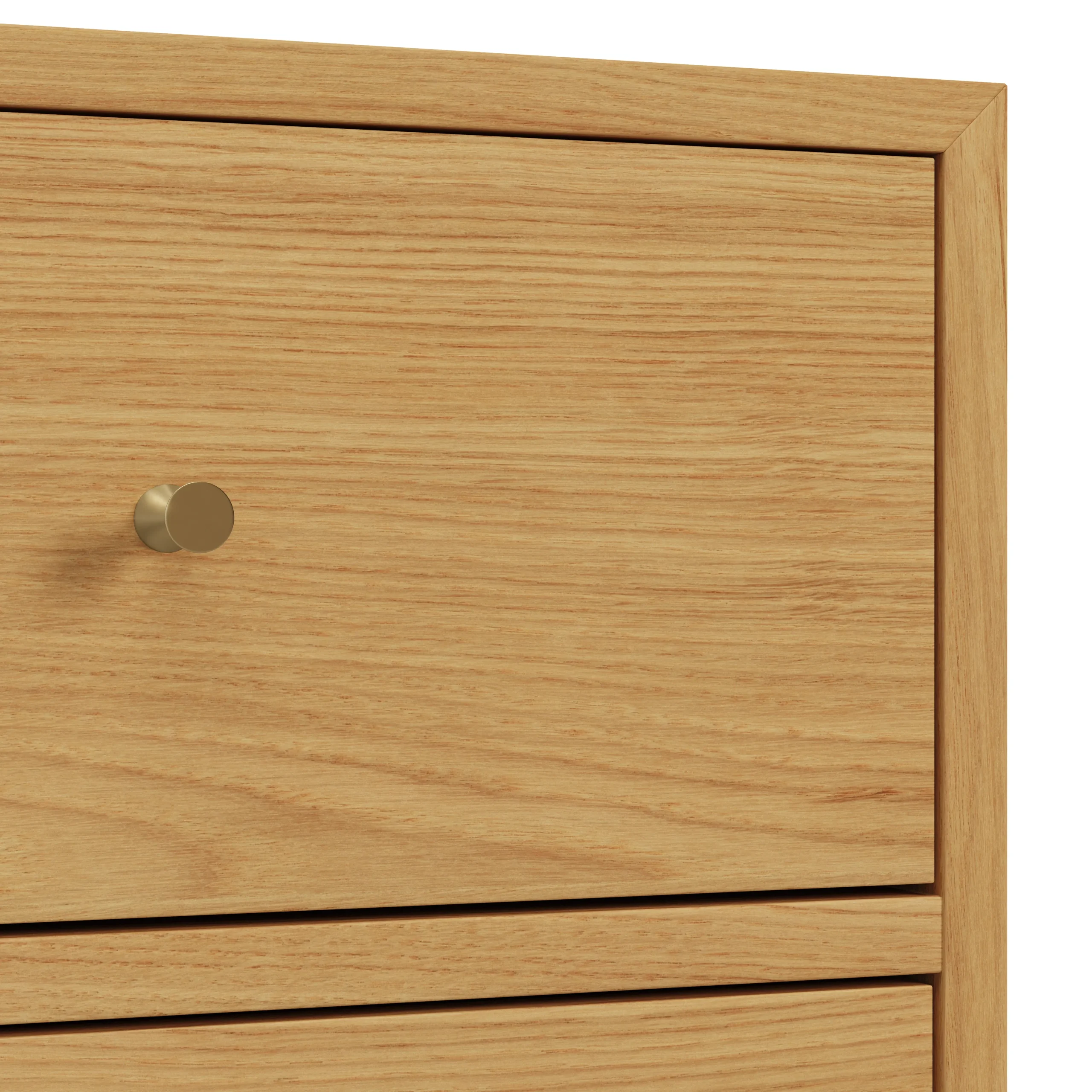 Cooper 5-Drawer Chest - Natural Oak - Image 12