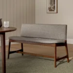Nosh 51.5_ Bench - Walnut and Quarry Gray