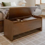 Leif 42_ Storage Bench - Smoked Oak