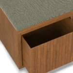 Kouva 47_ Bench - Smoked Oak and Algonquin Green