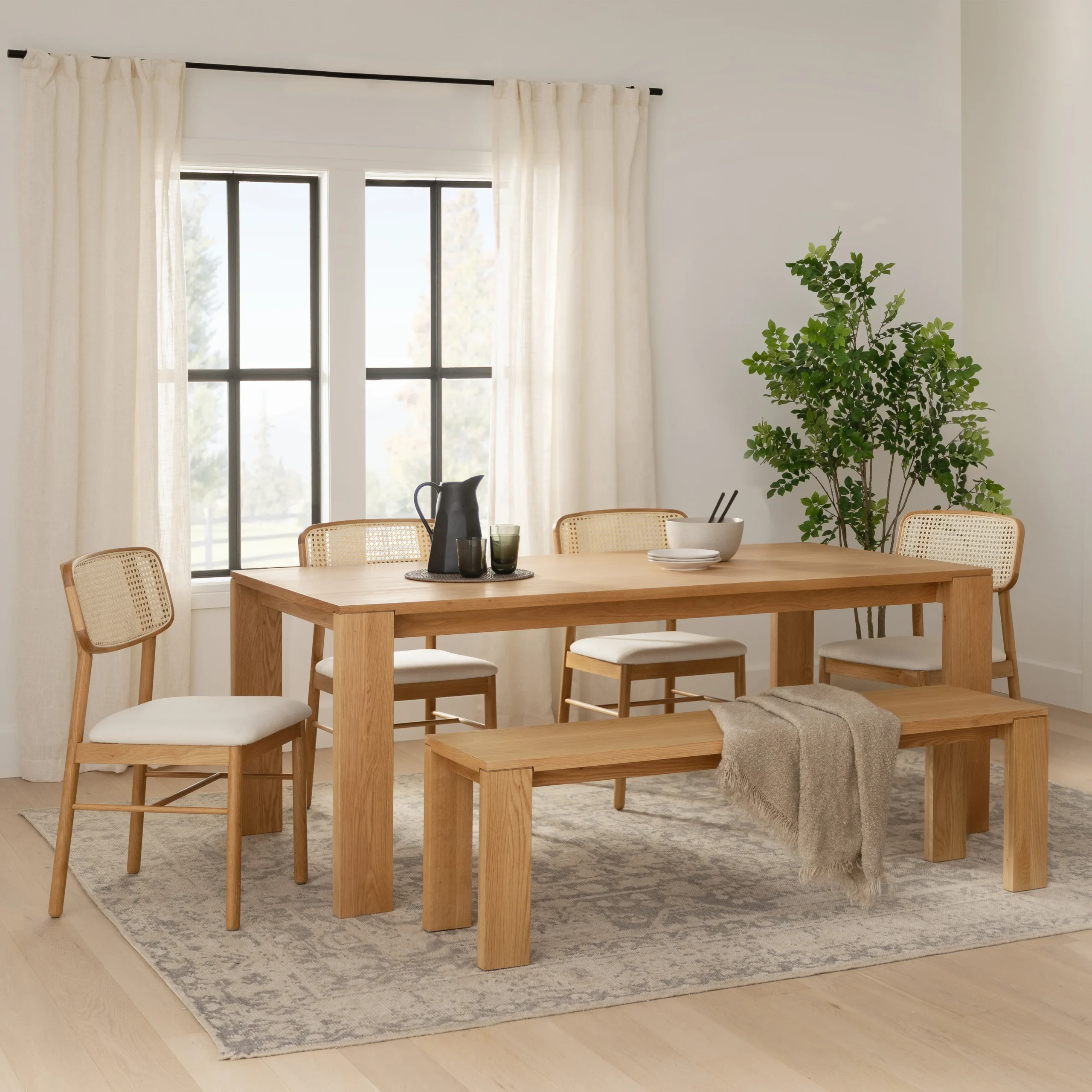 Dako 61_ Bench - Natural Oak - Image 12