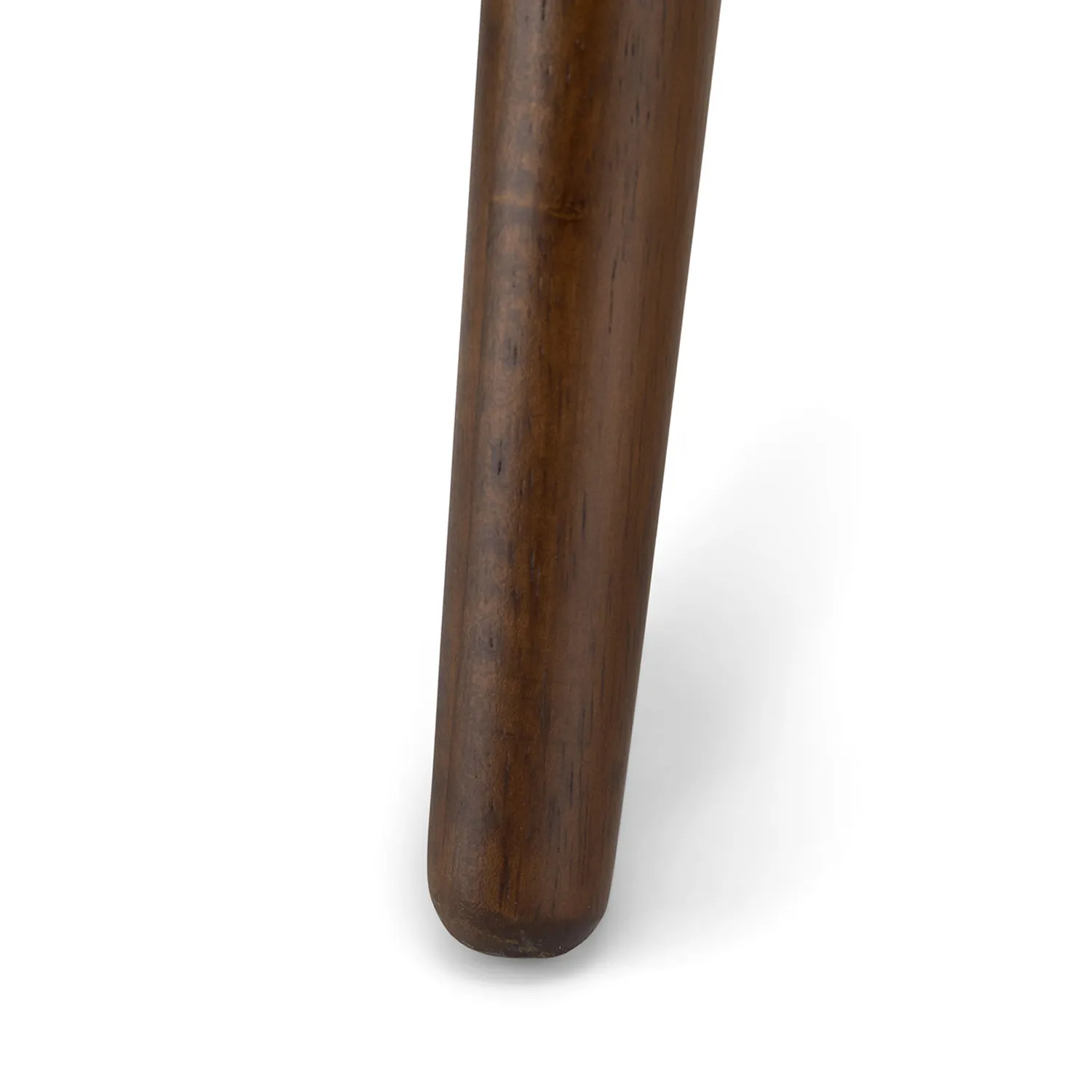Sede Leather Swivel Bar Stool - Walnut and Black - Image 12