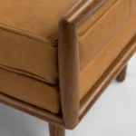 Ansa 54_ Leather Bench - Charme Tan