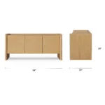 Torme 54_ Media Unit - White Oak