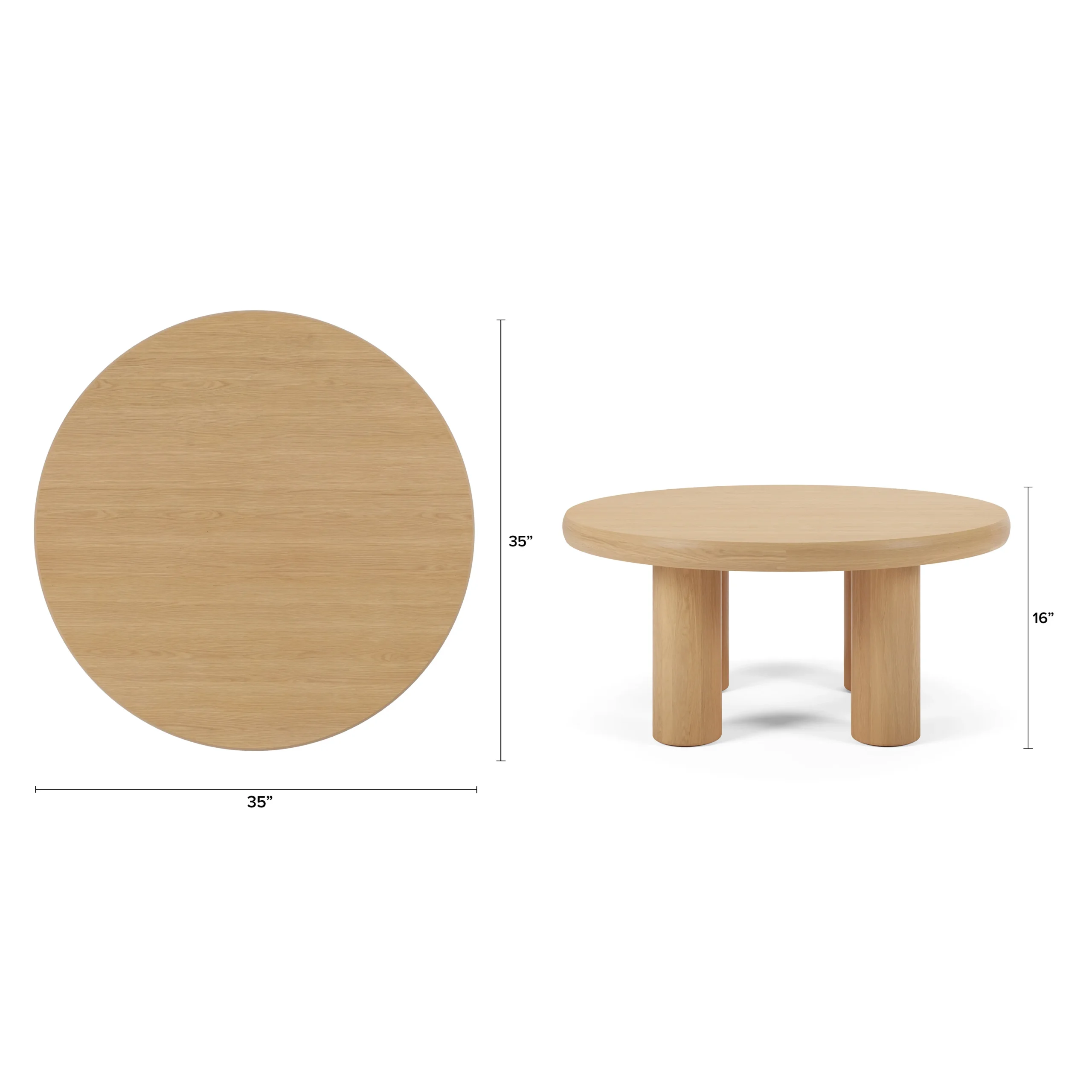 Adel 35_ Coffee Table - White Oak - Image 5