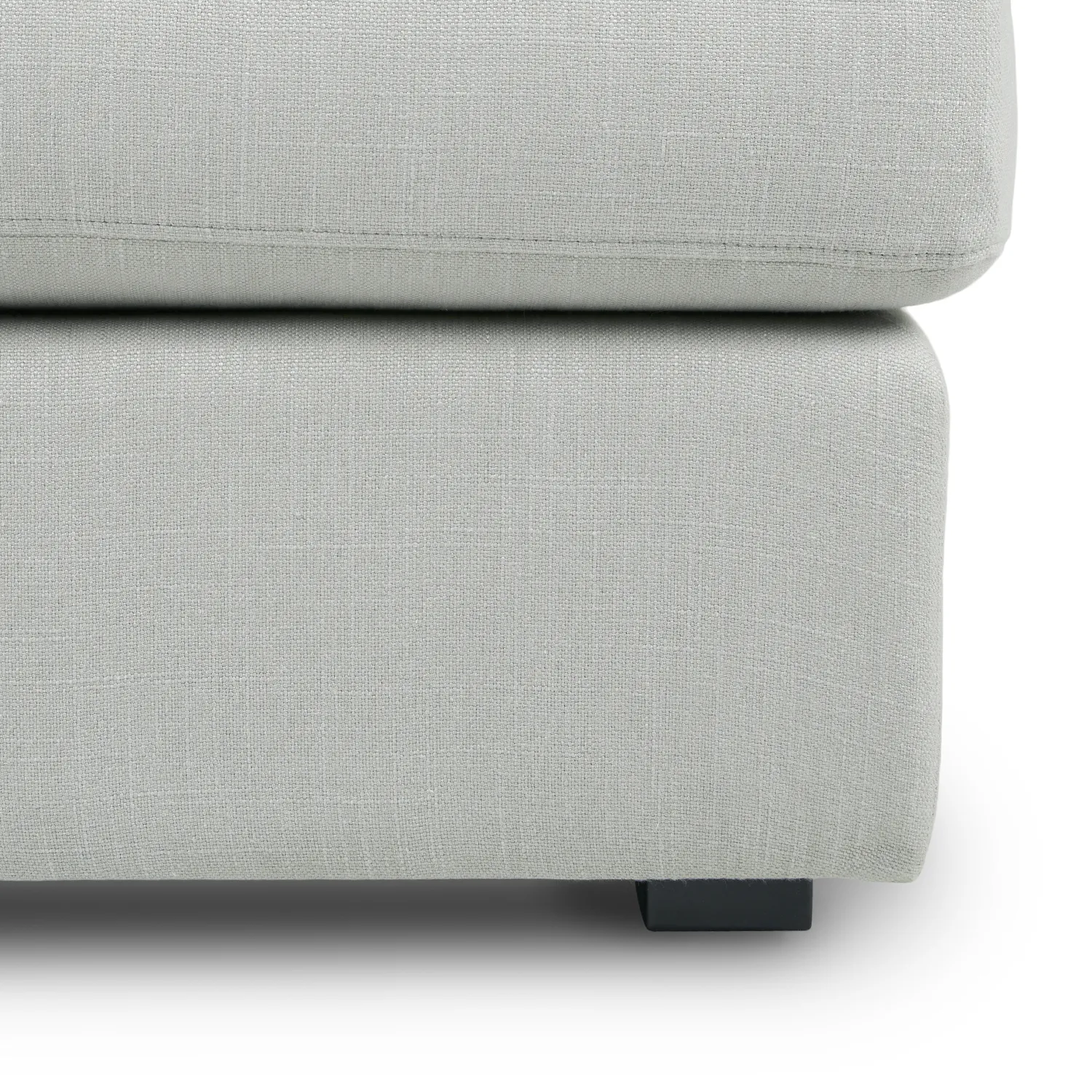 Beta 133.5_ Left Modular Conversational Sectional - Welsh Gray - Image 12