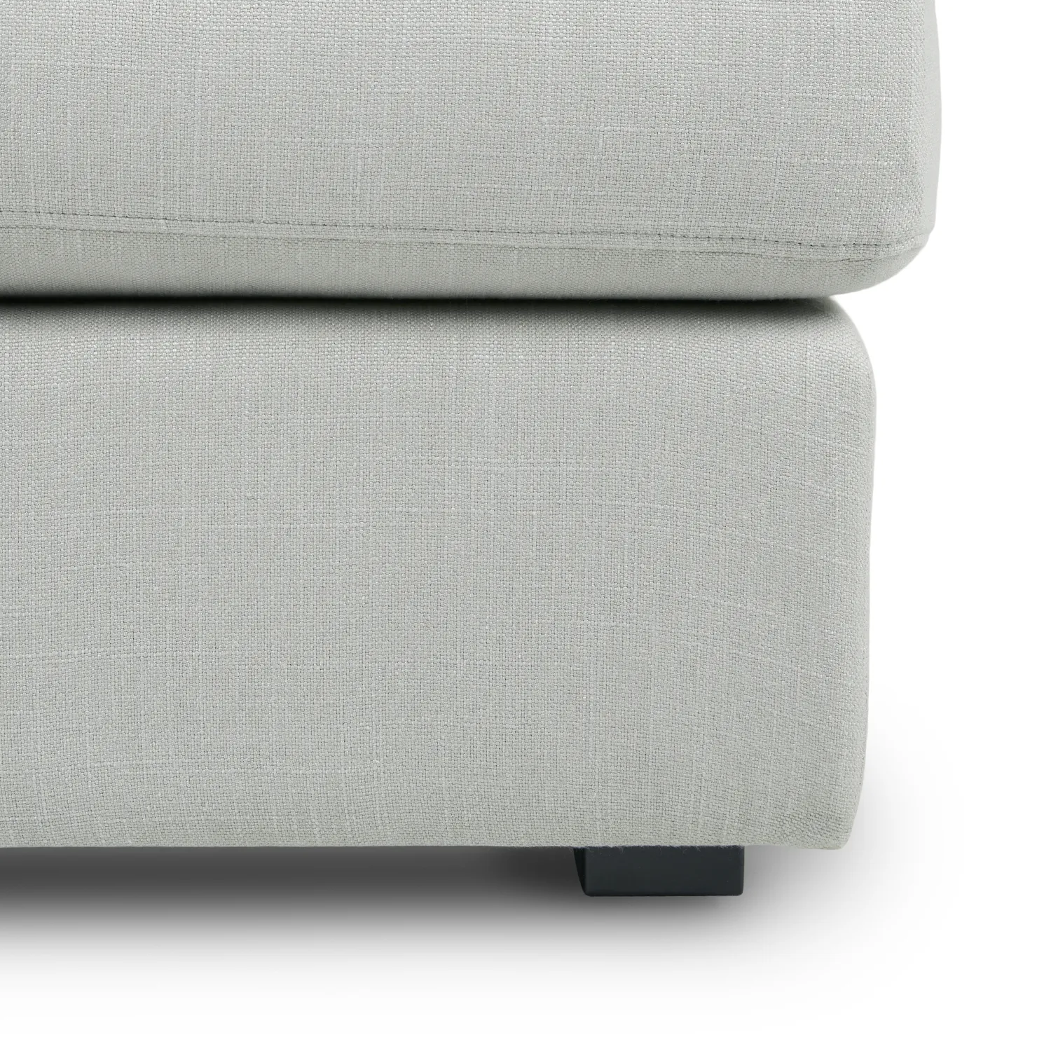 Beta 133.5_ Right Modular Conversational Sectional - Welsh Gray - Image 12