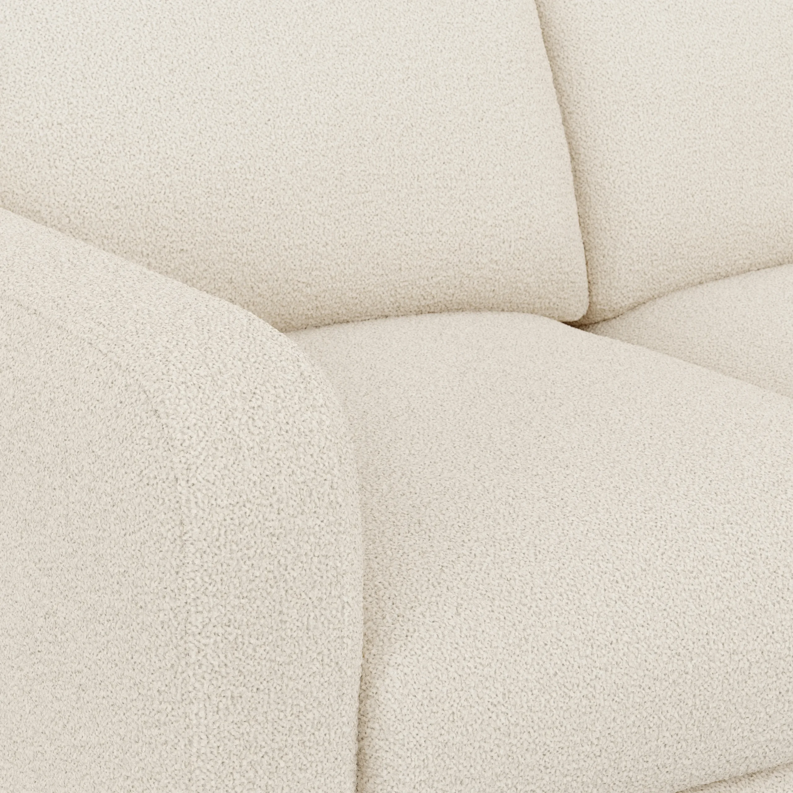 Vati 114_ Right Storage Sleeper Sectional - Natural Oak and Ivory Wool Bouclé - Image 12