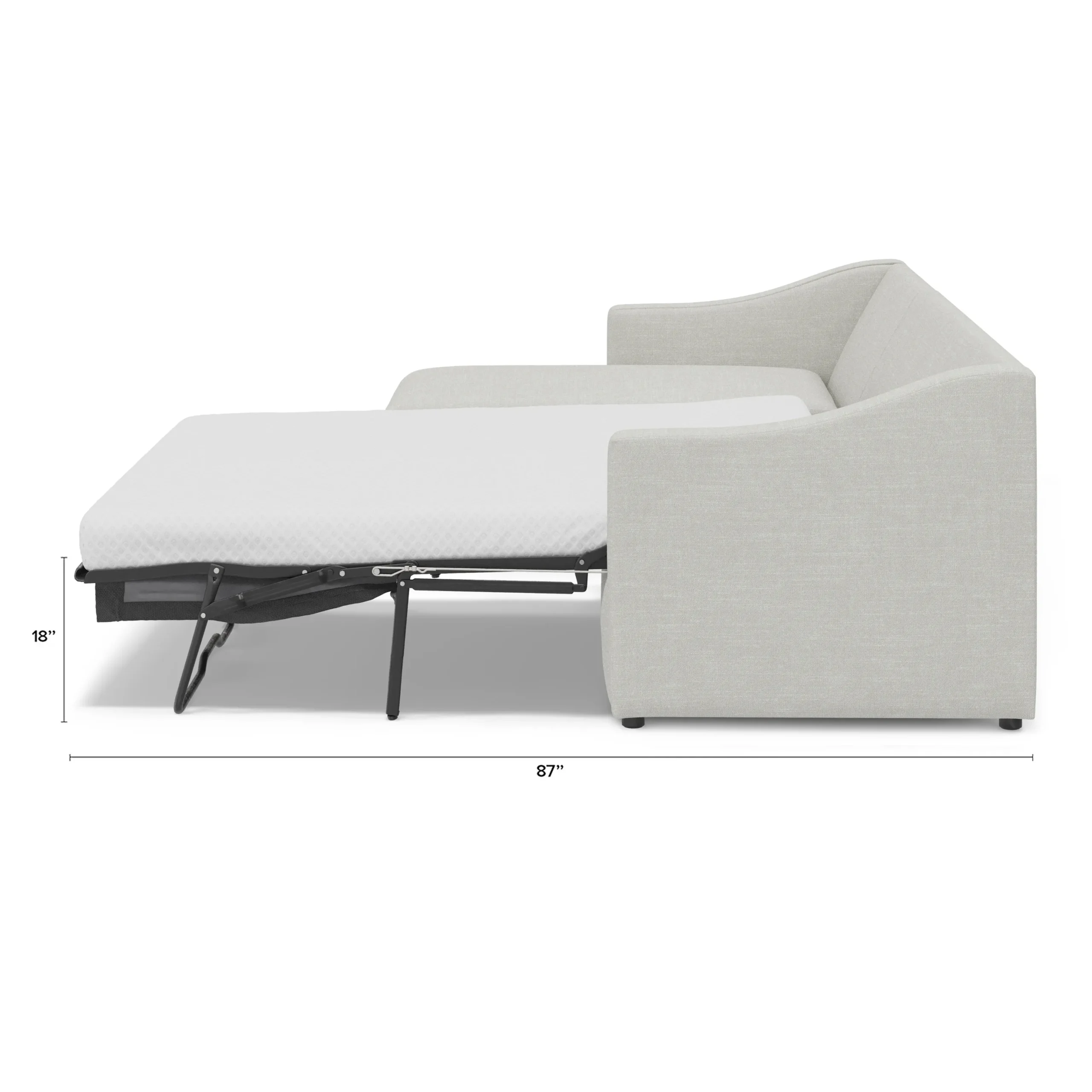 Landry 109_ Left Storage Sleeper Sectional - Napa Dove - Image 12
