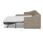 Landry 109_ Left Storage Sleeper Sectional - Napa Taupe