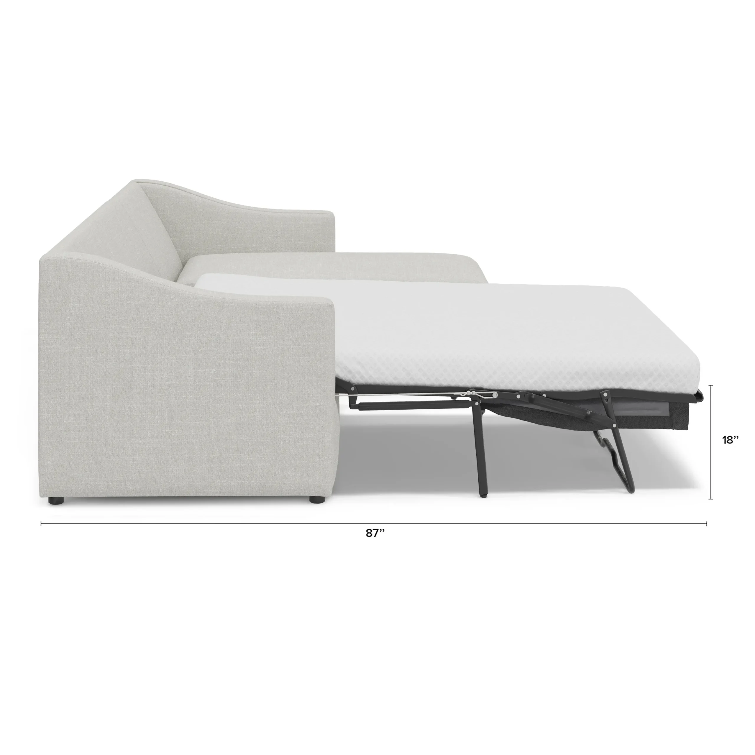 Landry 109_ Right Storage Sleeper Sectional - Napa Dove - Image 12