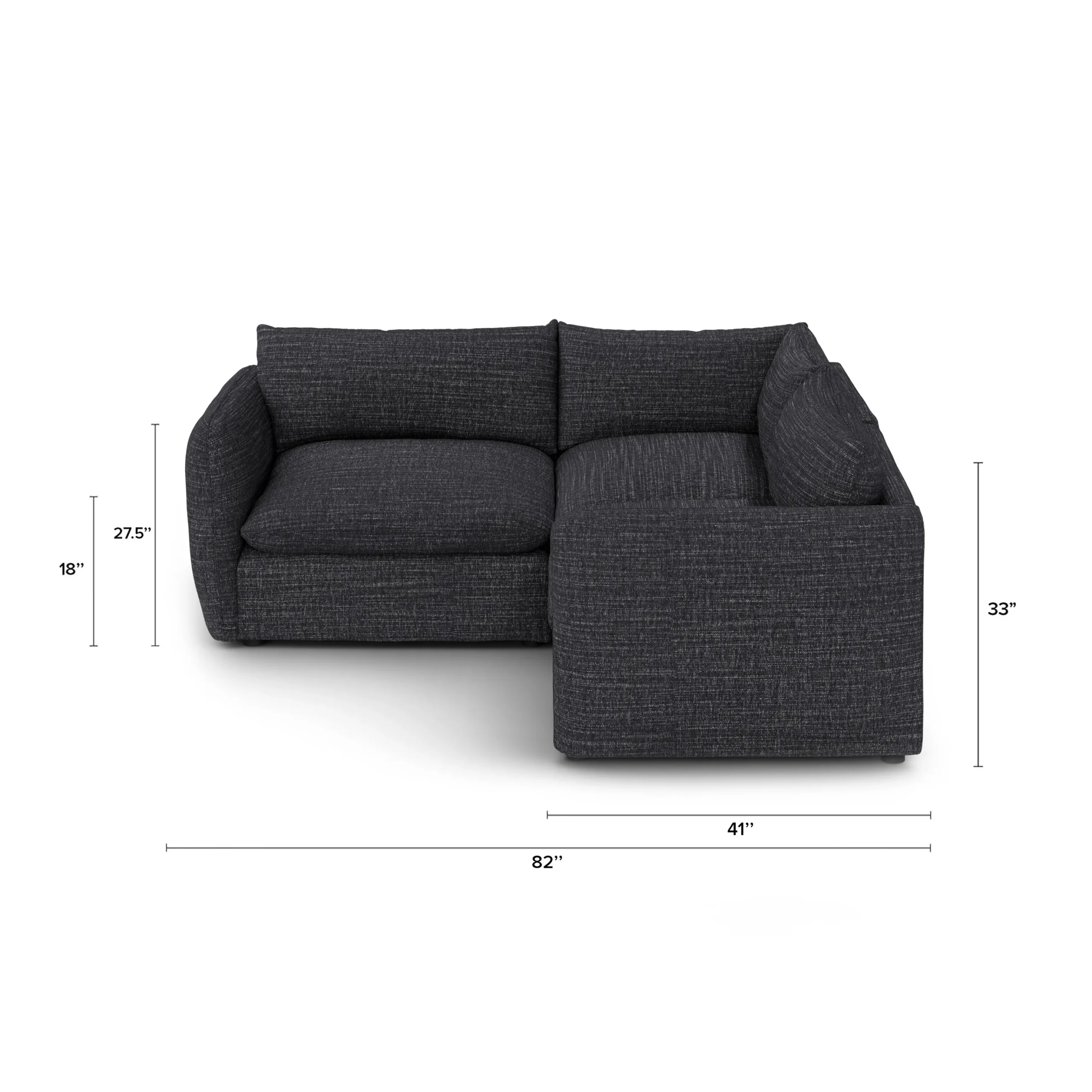 Leigh 87_ Modular Corner Sectional - Napa Charcoal - Image 12