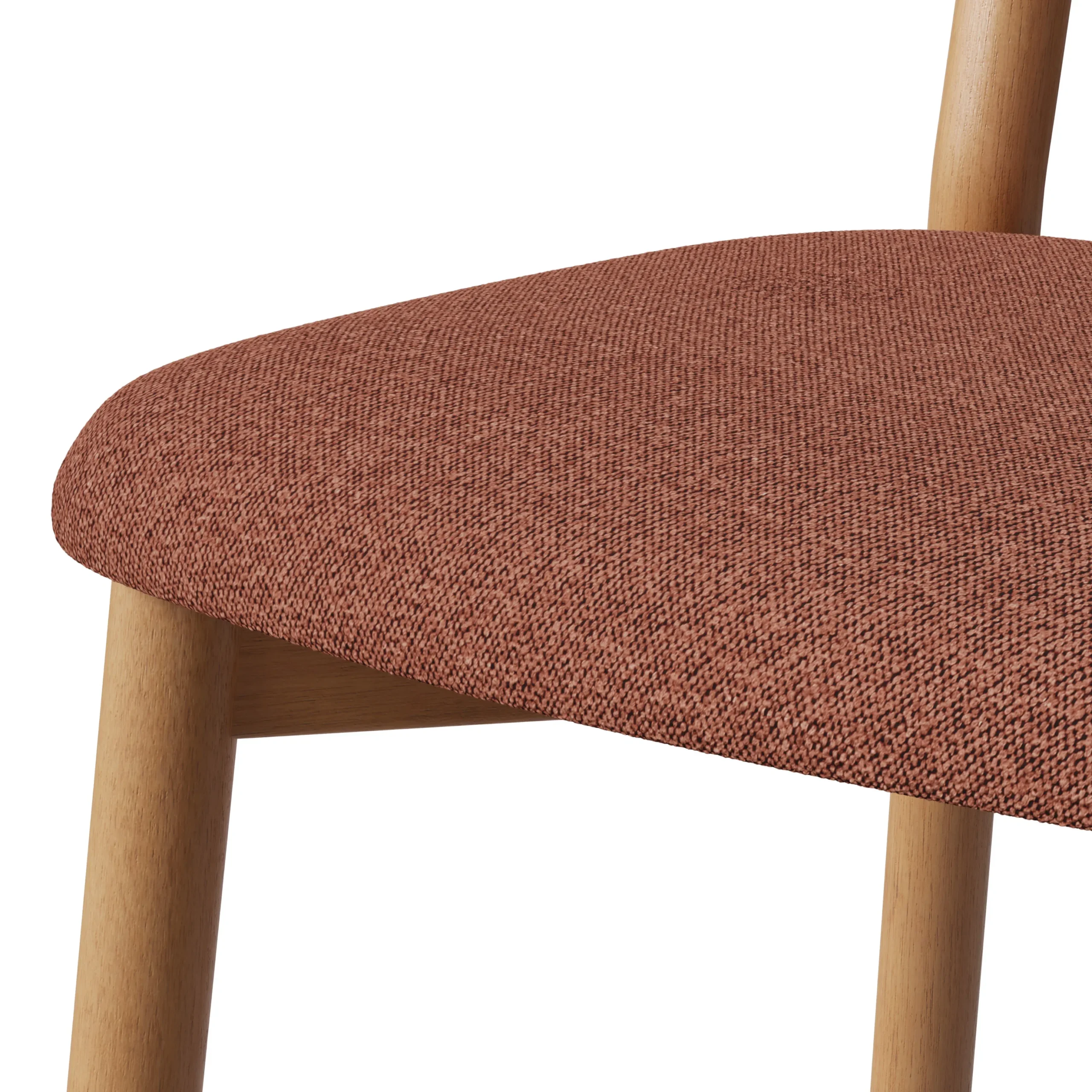 Ulka Dining Chair - White Oak and Ratine Oxide - Image 12