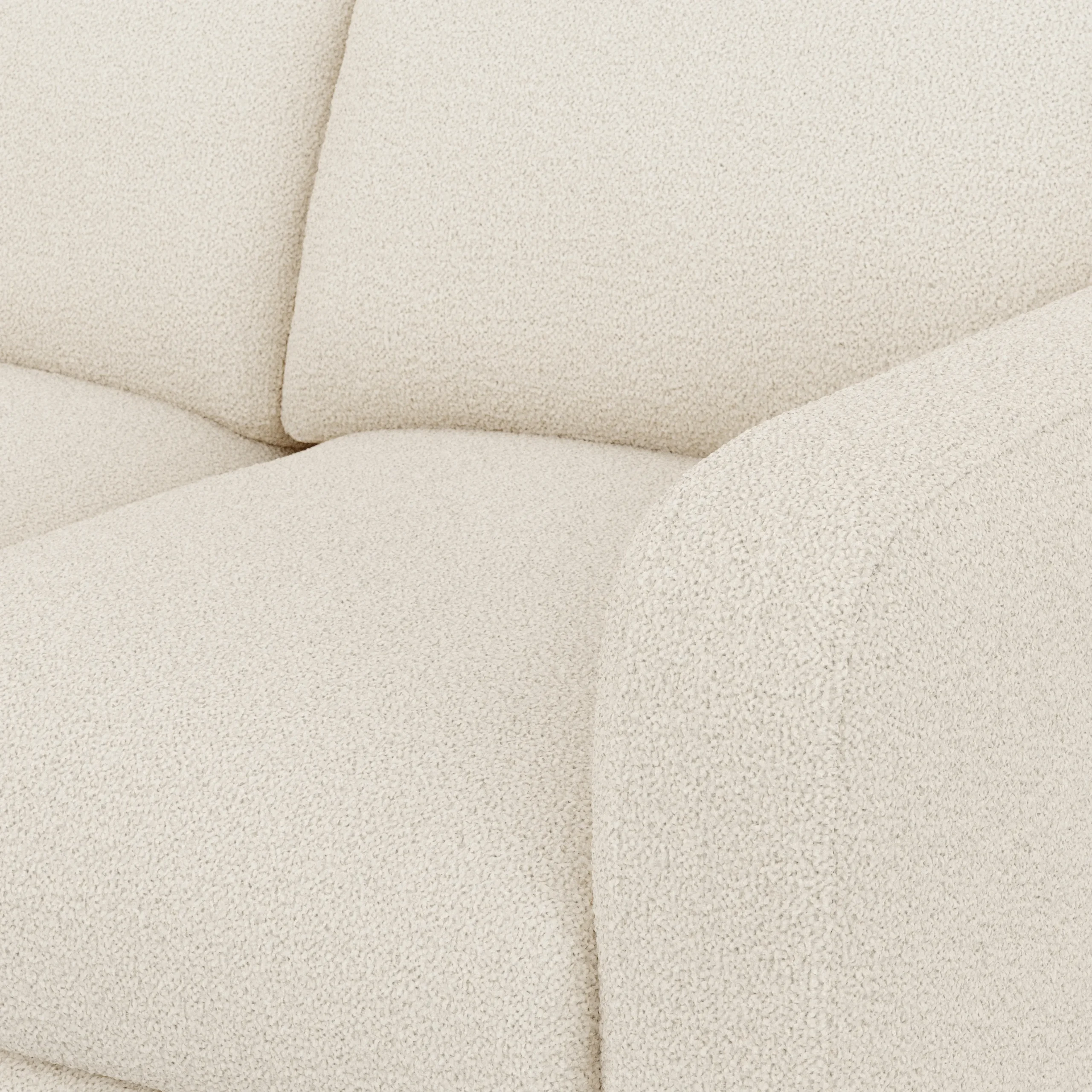 Vati 114_ Left Storage Sleeper Sectional - Natural Oak and Ivory Wool Bouclé - Image 12