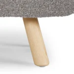 Gabriola 34_ Lounge Chair - Dover Gray Bouclé