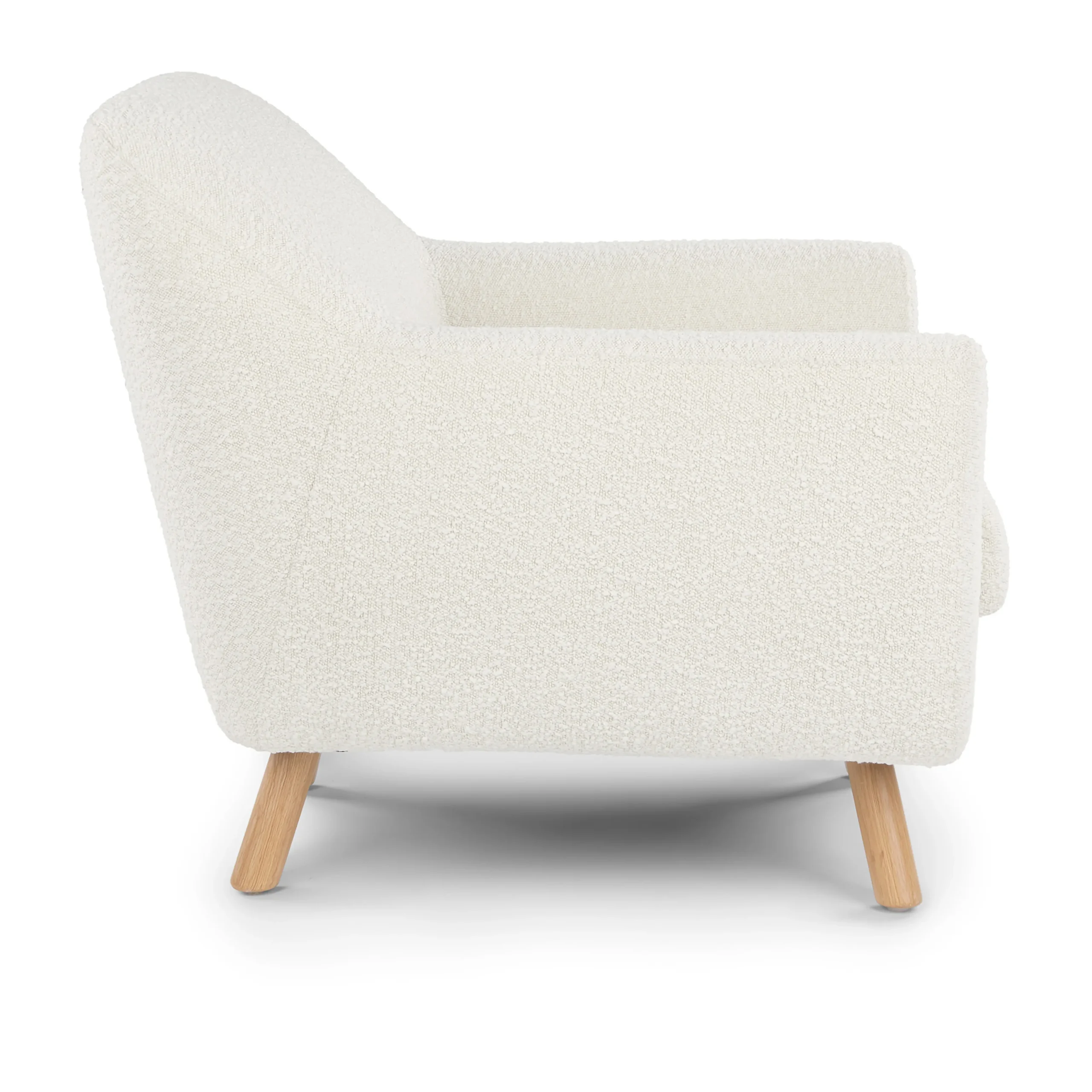 Gabriola 34_ Lounge Chair - Ivory Bouclé - Image 10