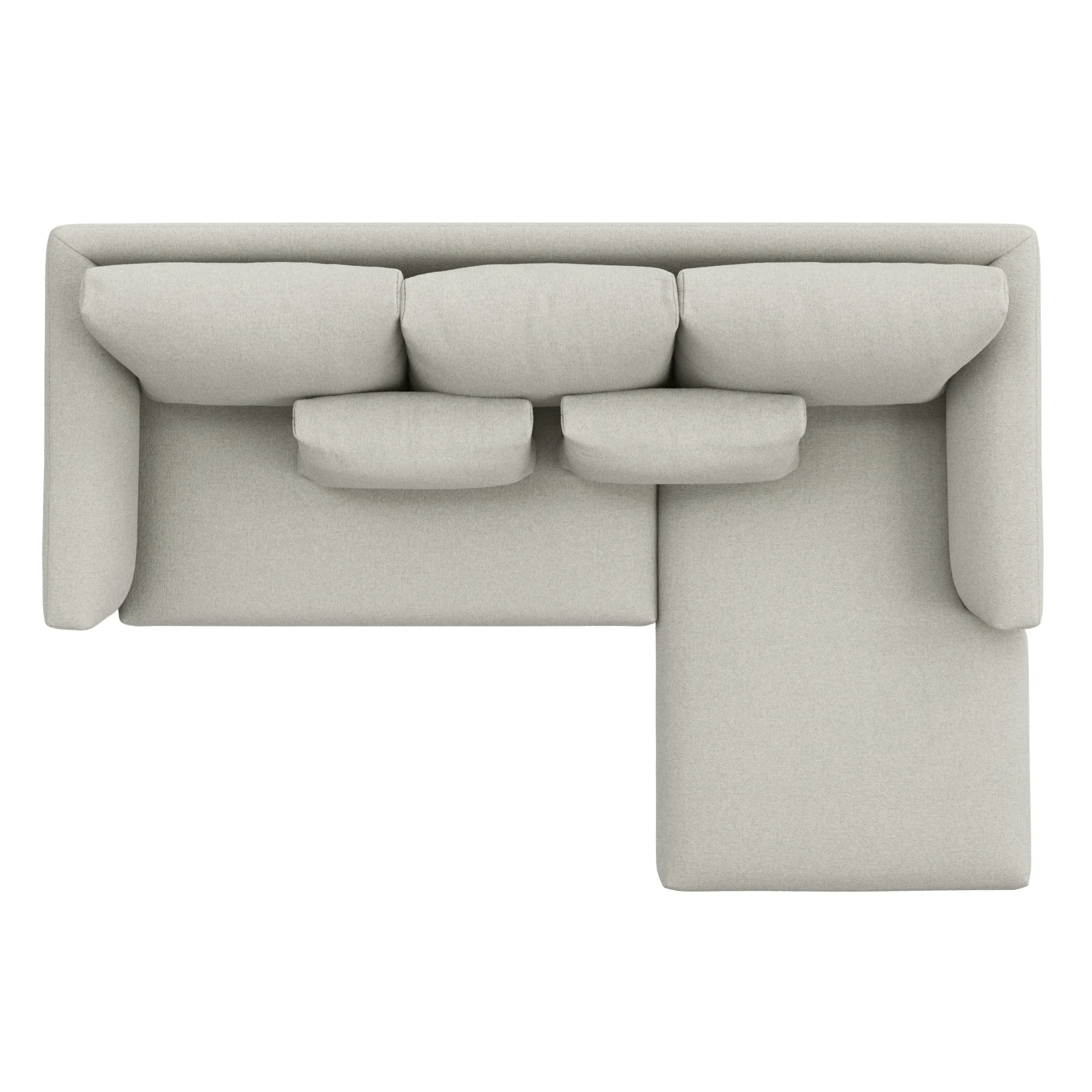 Marina 90_ Reversible Storage Sleeper Sectional - Clover Ivory - Image 12