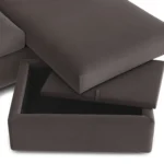 Marina 90_ Velvet Reversible Storage Sleeper Sectional - Hale Warm Gray