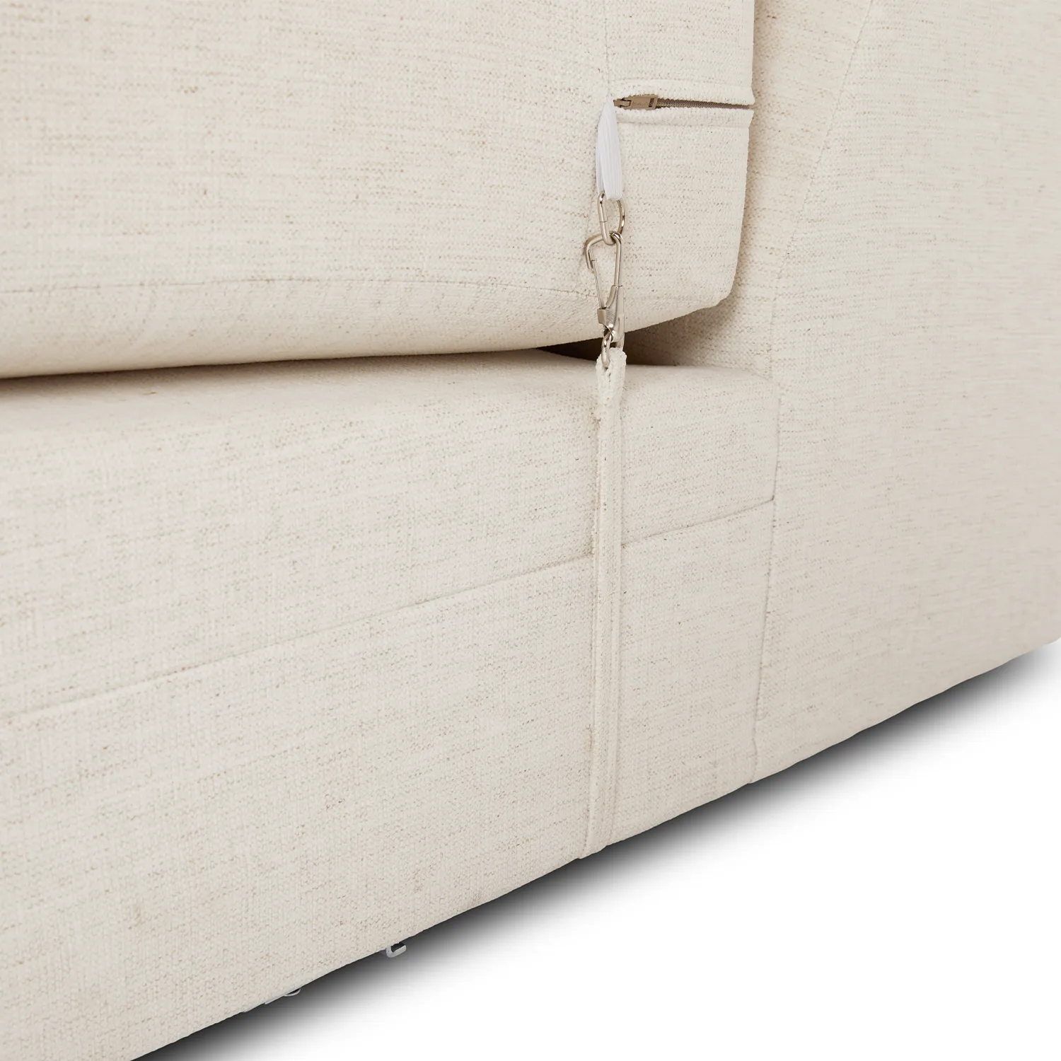 Riley 118.5_ Right Sectional - Napa White - Image 12